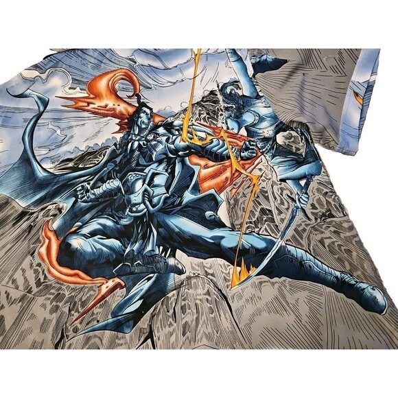 Claudio Nucci Anime Warrior Casual Button Down Front Mens Shirt Size XXL NWT!!! - Picture 8 of 10